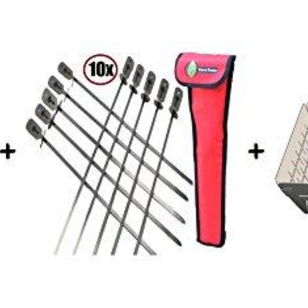 Cave Tools Bbq Skewers Set 10 Extra Long Vegetable Grill Basket Dishwasher Deals - RebateKey