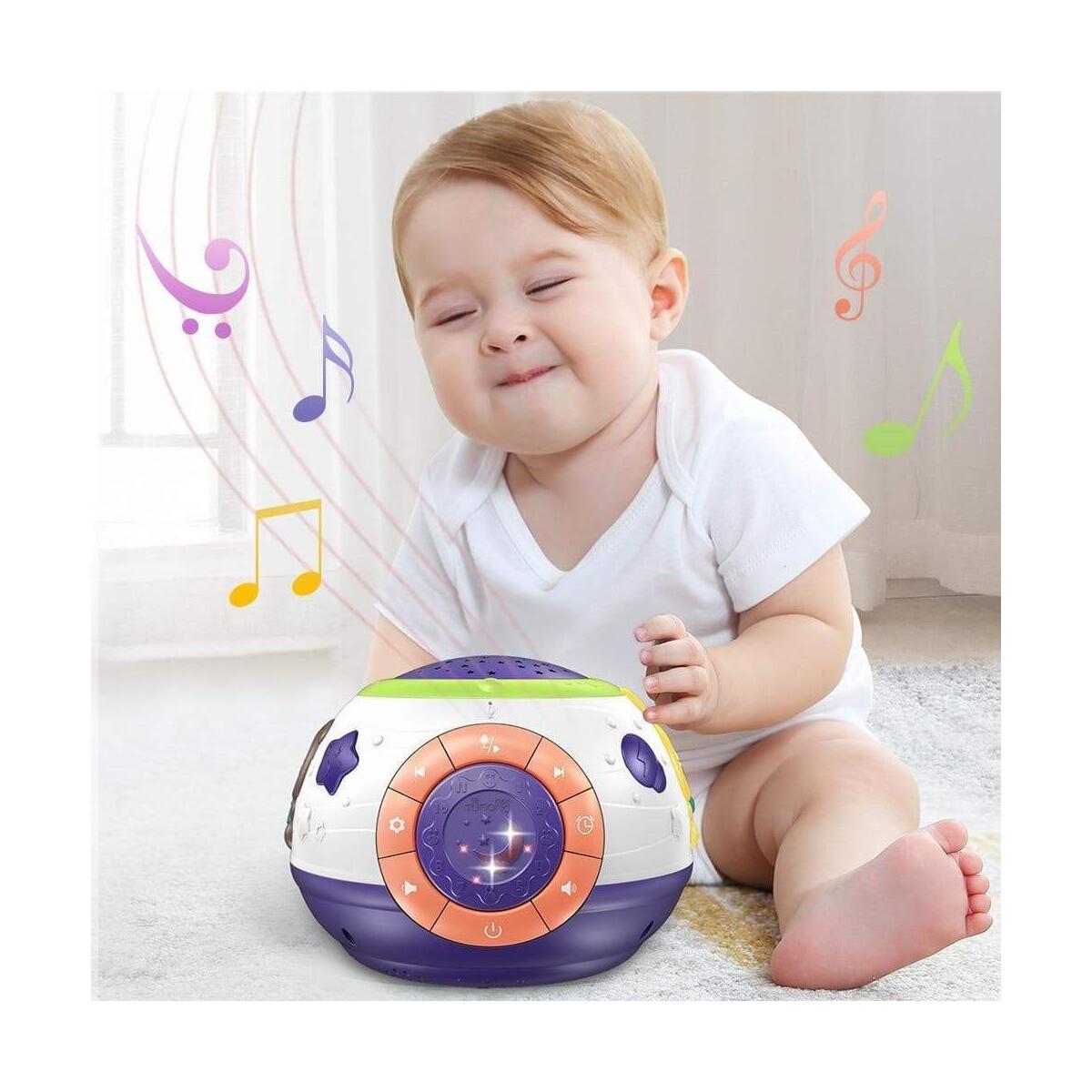 Drop Ocean Star Galaxy Night Light Projector Music Lamp For Kids Bedroom Decor With USB Remote Control Projection Lamp
