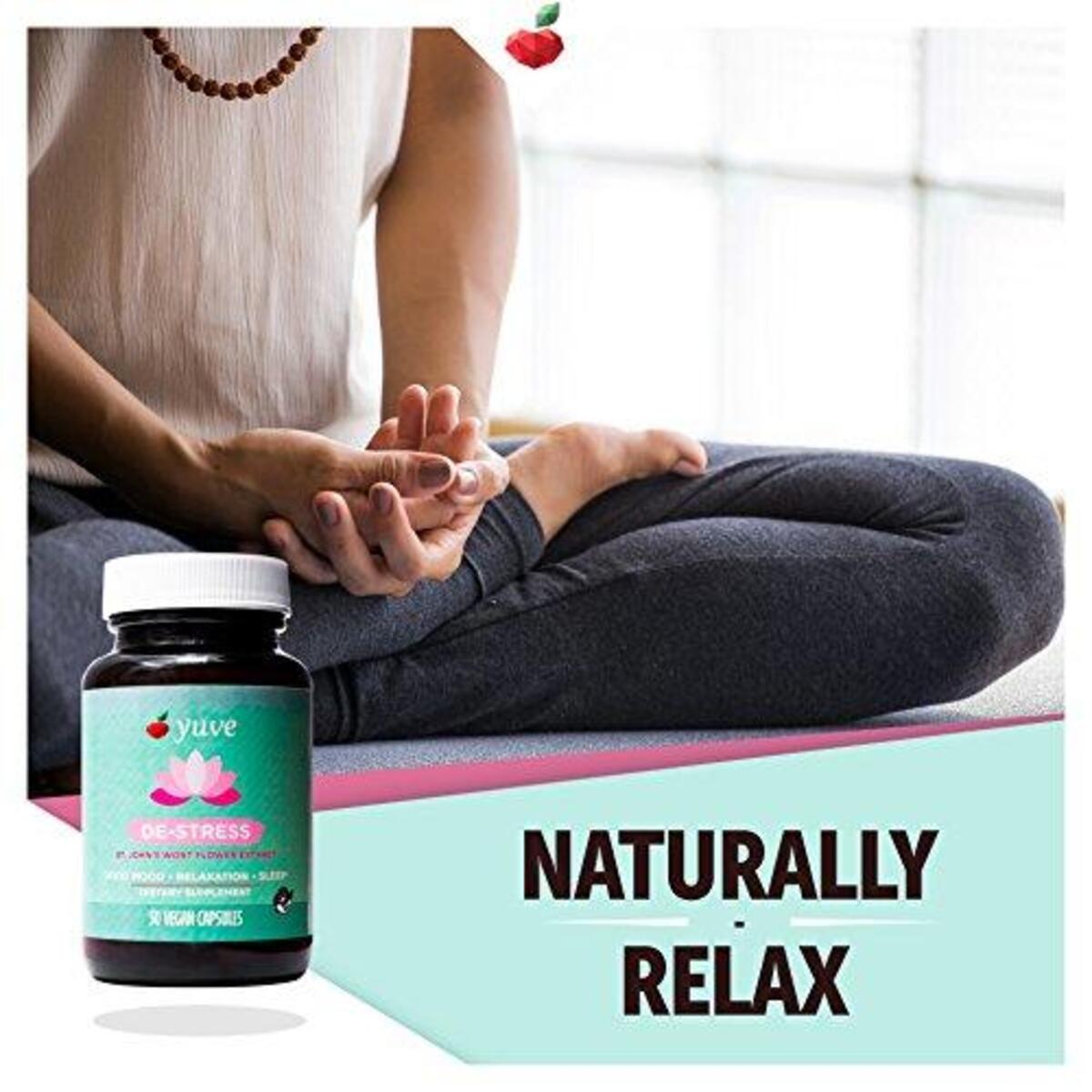 Yuve Anxiety Relief Vitamin Supplement Mood Enhancer Mental Health Support1 Deal - RebateKey