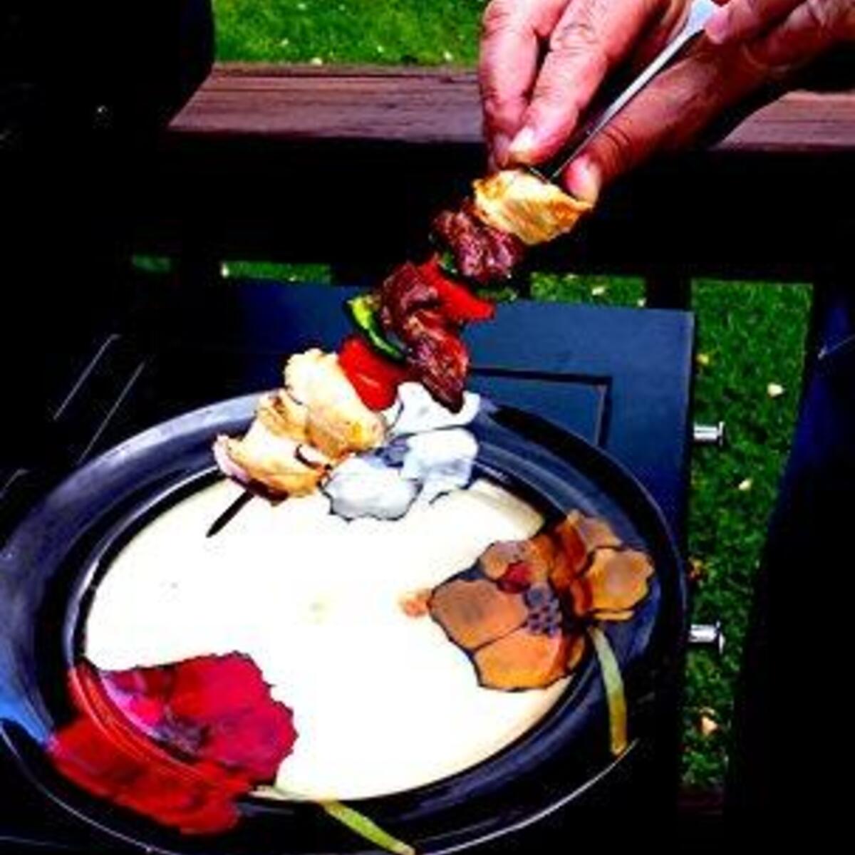 Cave Tools Barbecue Skewers Set Stainless Steel Wide Bbq Kabob Sticks 12 Inc Deals - RebateKey