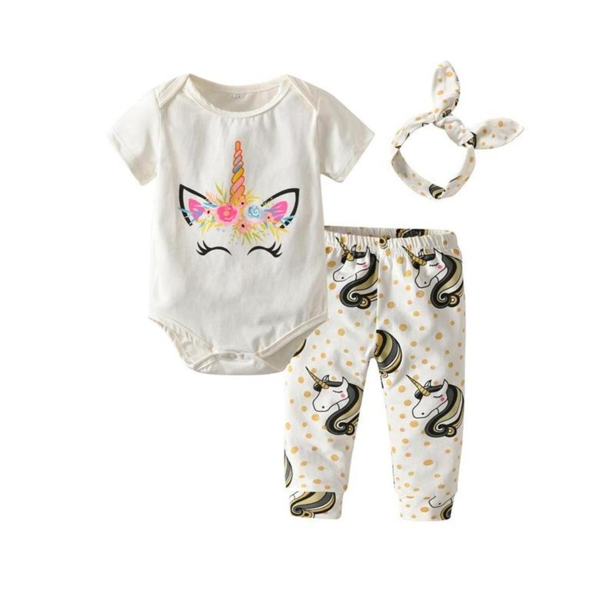 New born Girl Suits Letter print Outfits 2pcs Suits Infant Baby Girls 3PCS Baby Clothing