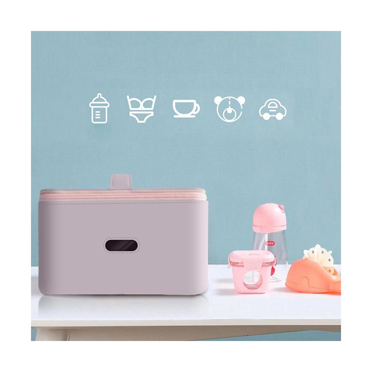 Portable Sterilizer UV Baby Mummy Bag Clothes Bottle Toy Disinfection  Box Cleaning Bag for Travel Outdoor Household Baby Bottle