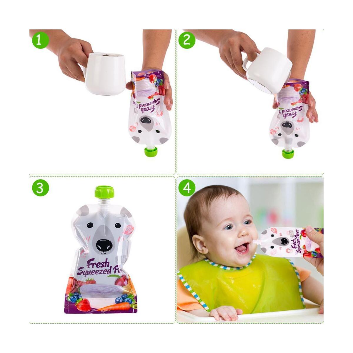 Twist Pouch Breast Milk Storage Bag for Pumping Feeding Starter Kit
