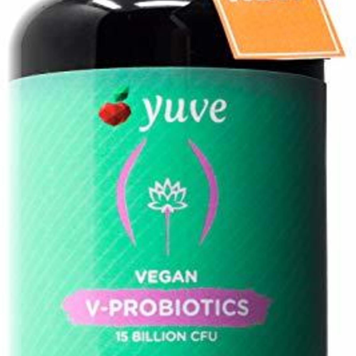 Yuve Vegan Probiotics Supplement for Women - Shelf Stable 15 Billion CFU - Supports Healthy Flora, Feminine Urinary Tract Wellness, Immune & Digestive Health - Non-GMO, Gelatin & Gluten Free - 60 ct