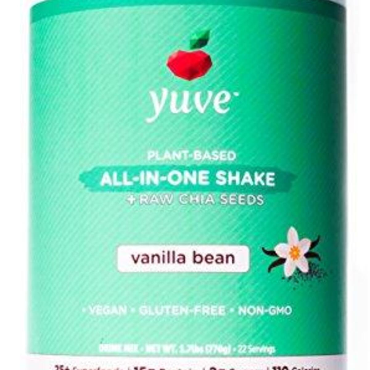 Yuve Vegan Protein Powder with Superfoods - Award Winning Taste - Complete Nutritional Shake - Natural Greens, Plant Based, Non-GMO, Gluten, Dairy, Soy and Lactose Free - Large Tub (Vanilla)