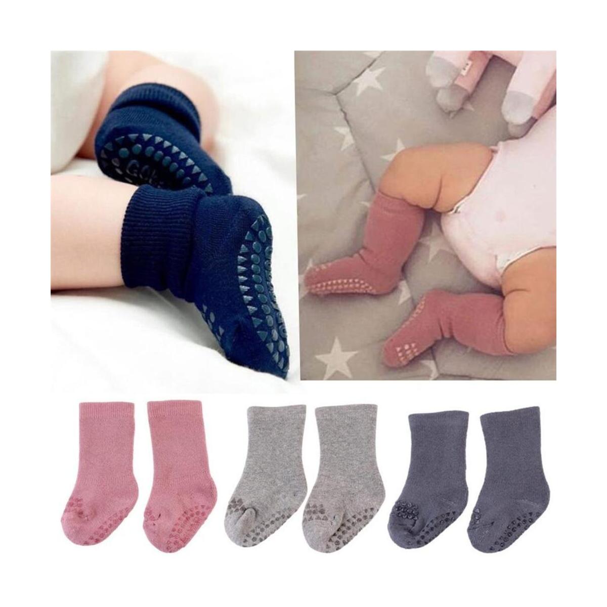 Infant Silica Gel Cotton Baby Non-slip Kids Girls Toddlers Socks
