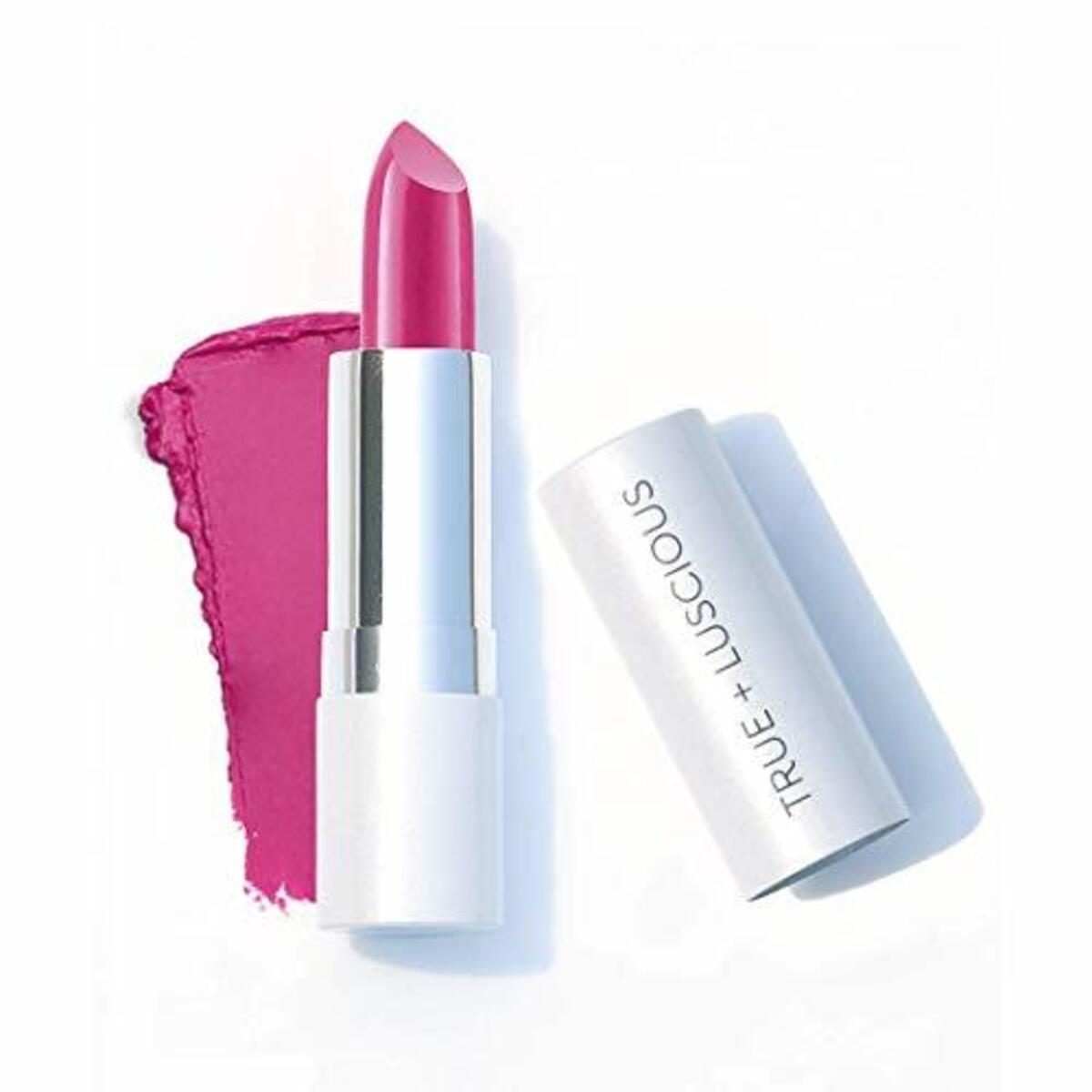 Super Moisture Lipstick by True + Luscious - Clean Formula, Smooth and Hydrating - Vegan and Cruelty Free Lipstick, Non Toxic and Lead Free Shade: Wild Rose - 0.12 oz