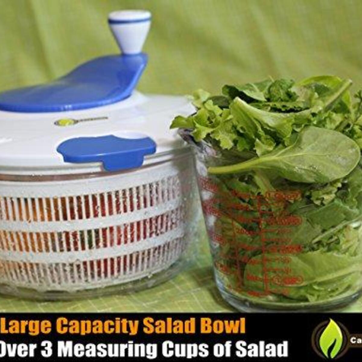 Salad Spinner Large Bowl Set Vegetable Grill Basket Dishwasher Safe Stainles Coupon - RebateKey