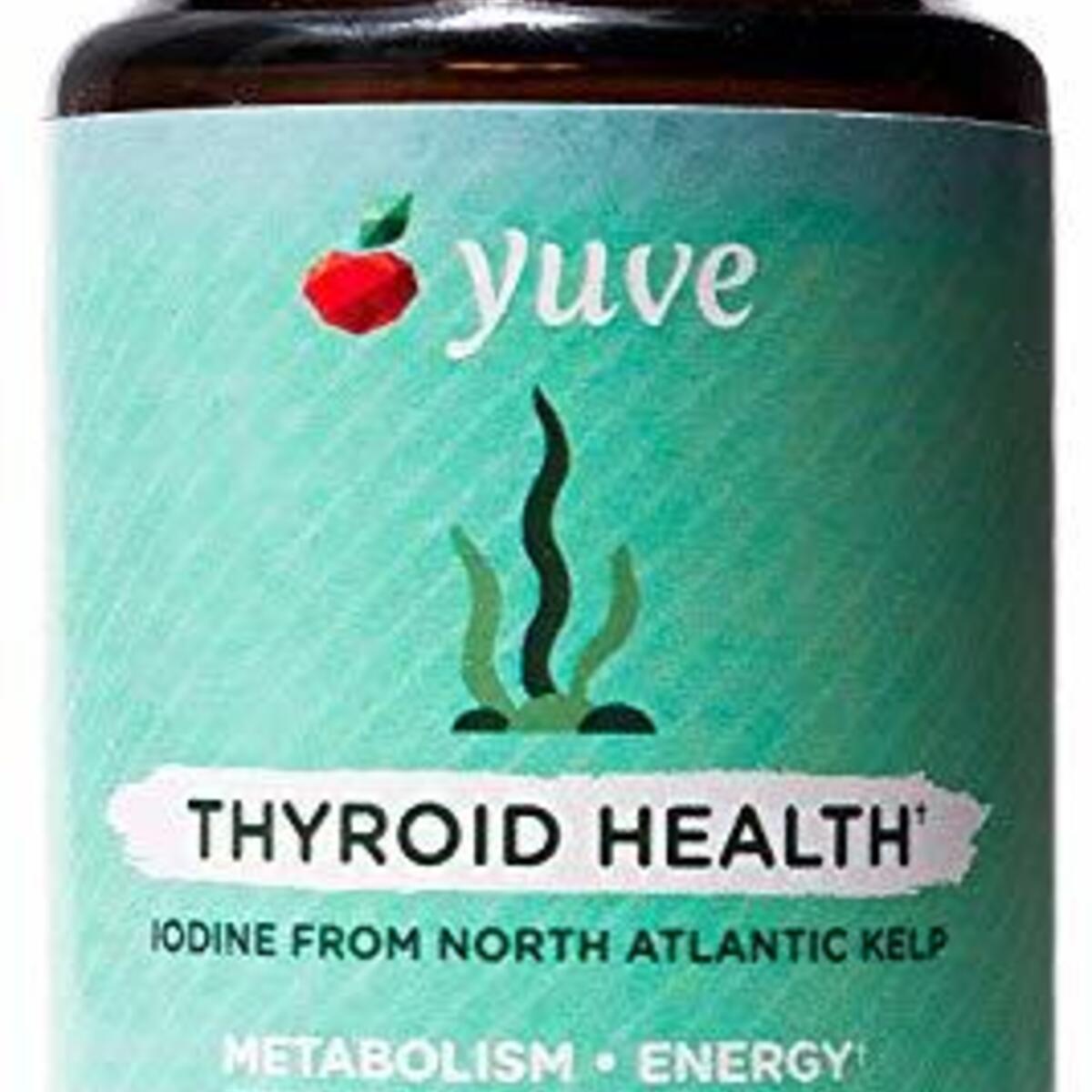 Yuve Natural Organic Sea Kelp Supplement - Thyroid Support with Iodine 225 mcg - Vegan, Plant Based, Non-GMO, Gluten-Free, Soy-Free - Pure Dried Seaweed Sourced from North Atlantic Ocean - 100 Tablets