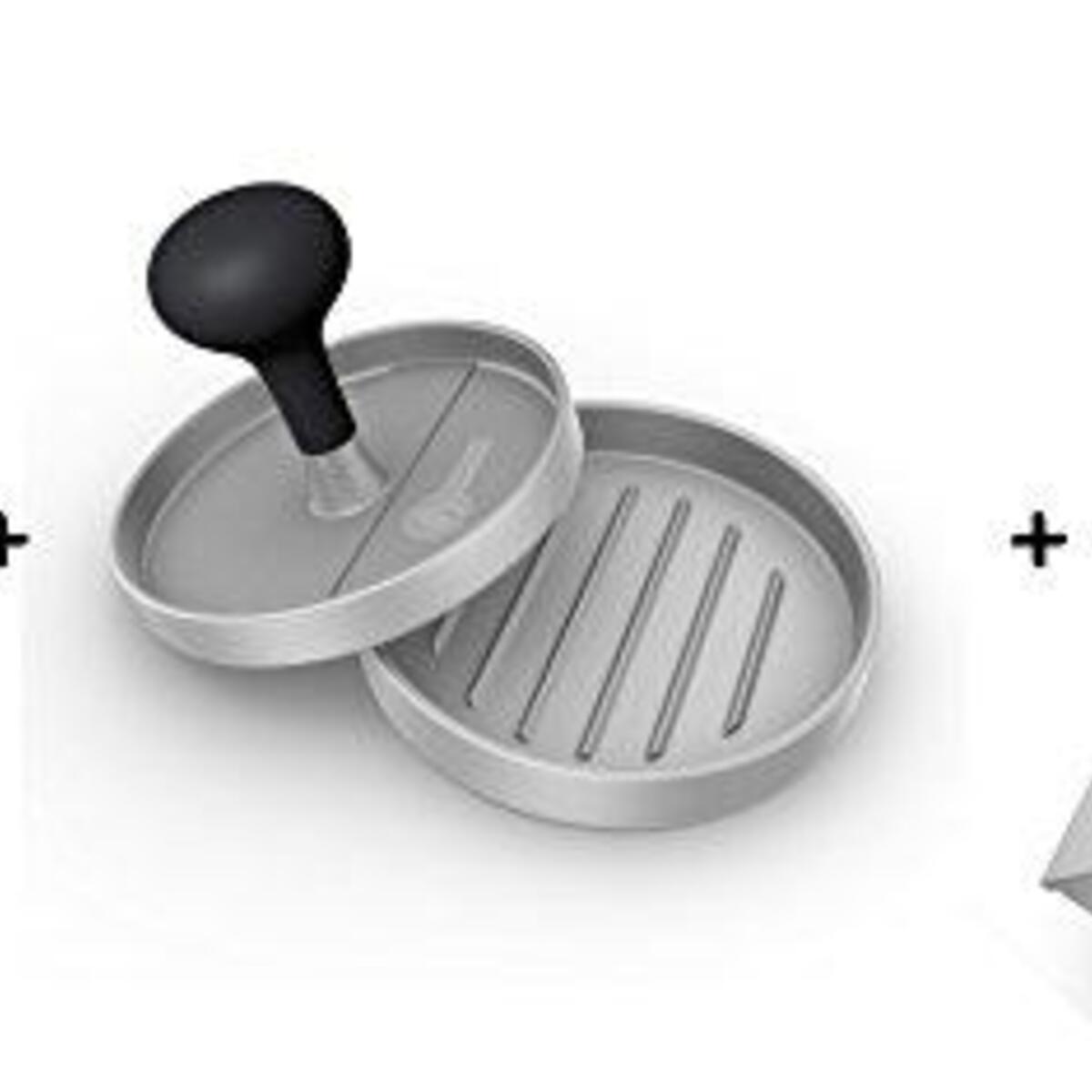 Burger Press Smoker Box Maximum Wood Chip Capacity 25 Thicker Stainless Deal - RebateKey