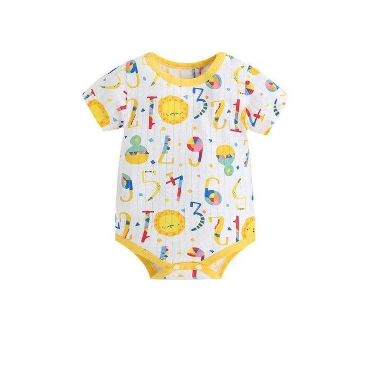 Infant Baby Unisex Onesie Summer Casual Style Short Sleeve Romper Cotton Jumpsuit
