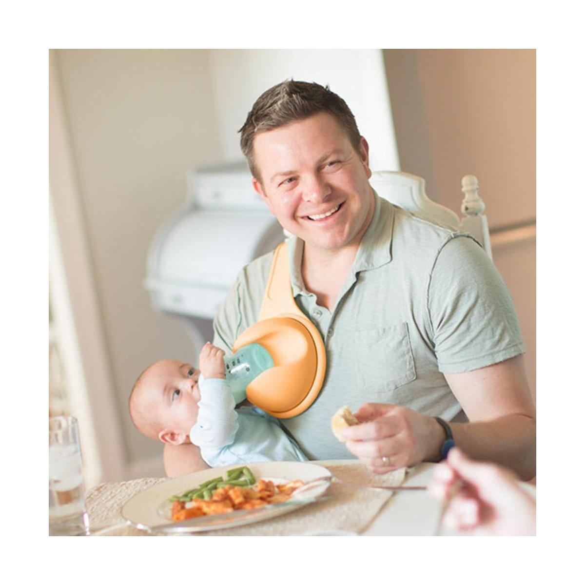 Hands Free Baby Bottle Holder Strap To Your Chest
