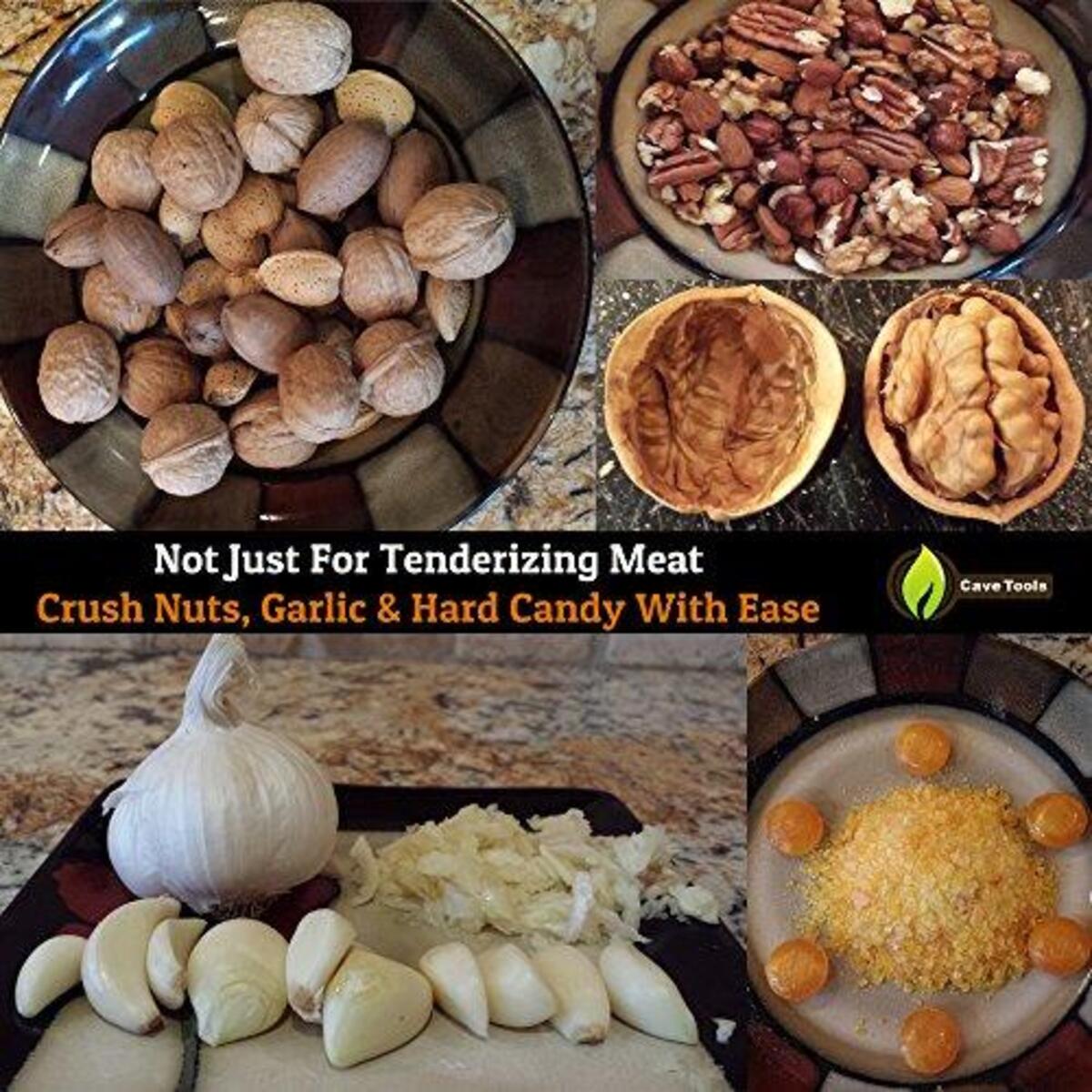 Temp Guide Meat Tenderizer Mallet Dishwasher Safe Stainless Steel Hammer Promo Code - RebateKey