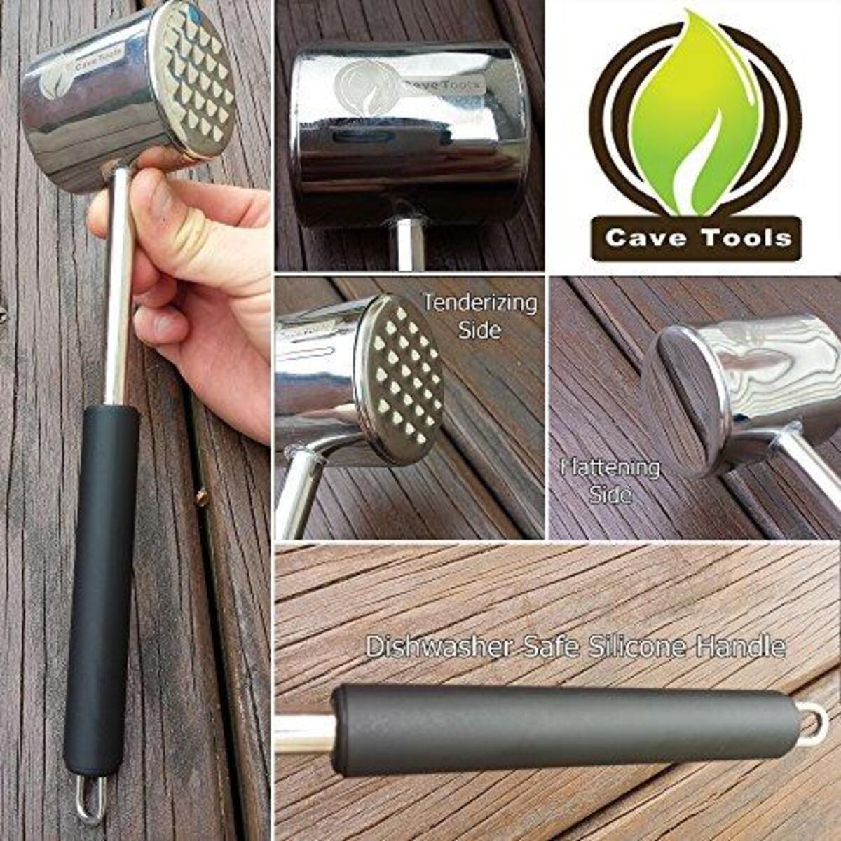 Temp Guide Meat Tenderizer Mallet Dishwasher Safe Stainless Steel Hammer Promo Code - RebateKey