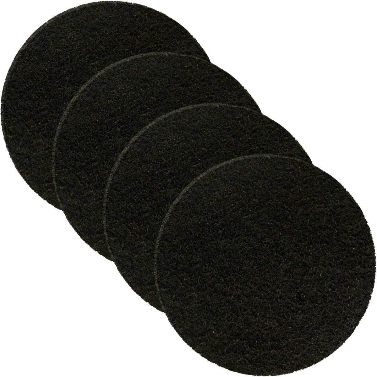 4 Pack Activated Charcoal Filter for Kitchen Compost Bin | 3.75 Inch Activated Carbon Filter Replacement Set for Kitchen Recycle Bin | Odor Absorbing Compost Filter Replacement for Recycle Bins