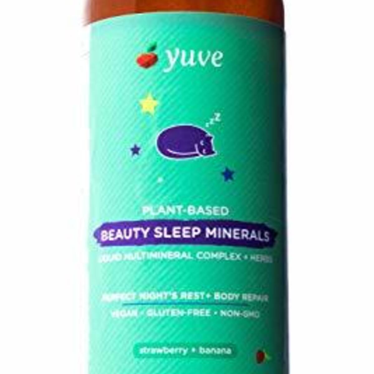 Yuve Liquid Natural Sleep Aid Multimineral - Complete Mineral Herbal Complex (Valerian Root, Magnesium, Calcium) - Non-Habit Forming Vegan Vitamins for Sleeping - Non-GMO, Melatonin & Sugar Free 16oz