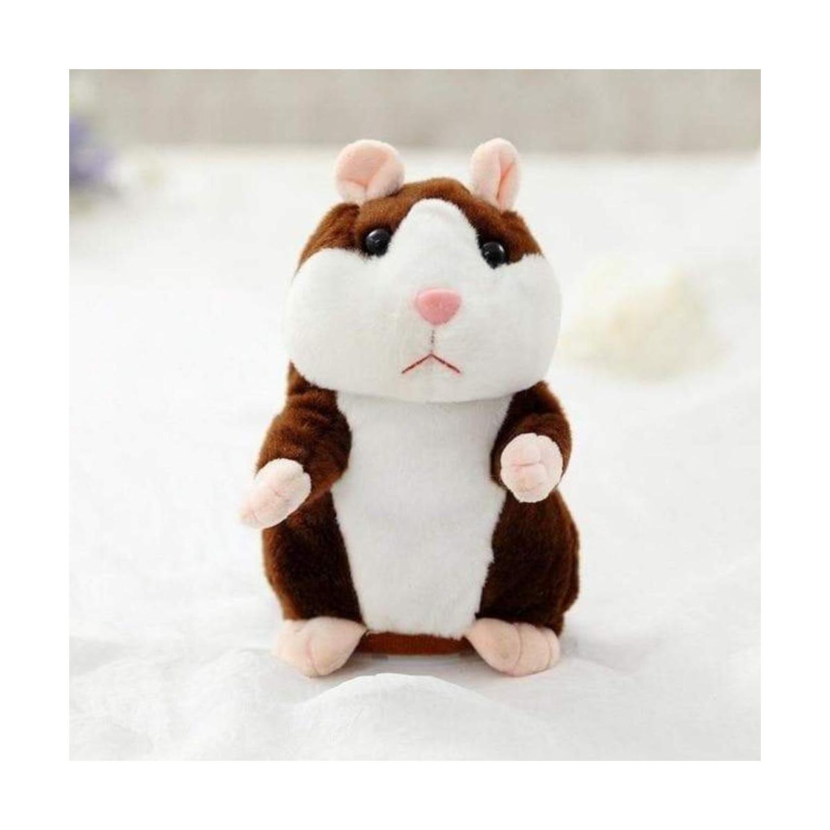 Milo the Talking Hamster Mouse Toy - Repeats What You Say and Can Walk Pet Talking Plush Buddy