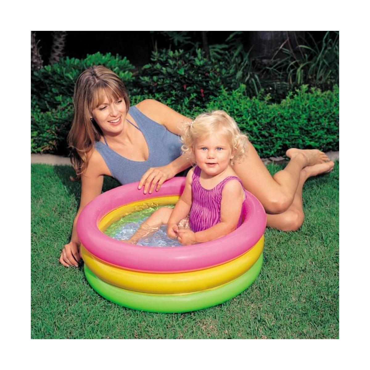 Inflatable Sunset Glow Outdoor Baby Swimming Pool