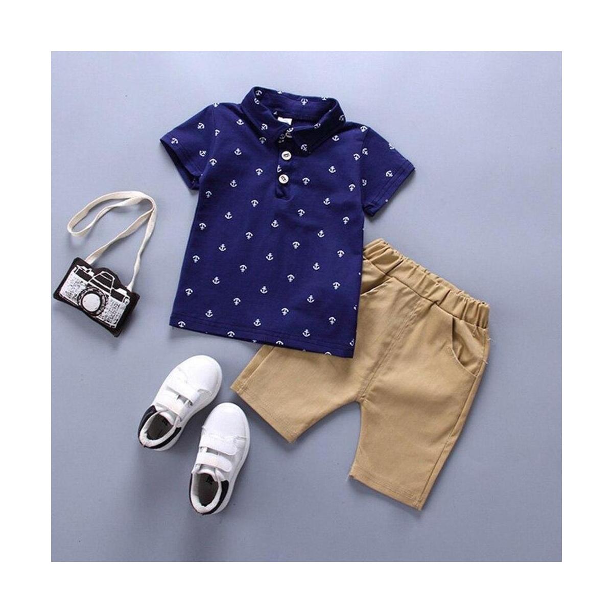 Boy Clothing 2pcs set Baby Boy Clothes Baby BoyPOLO T-shirt Pant