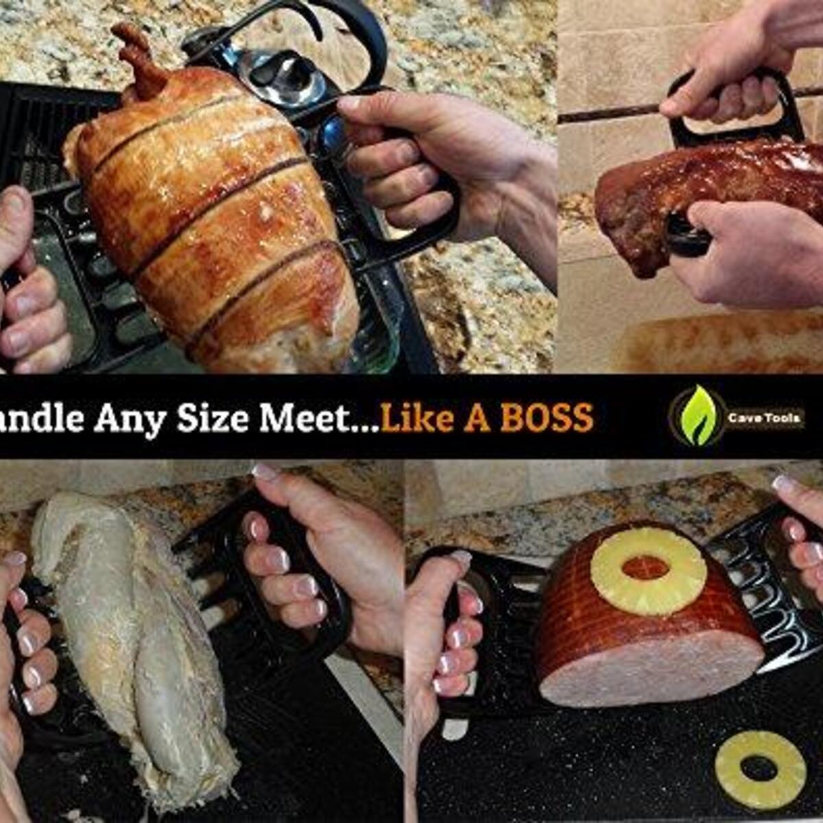 Vegetable Basket Pulled Pork Shredder Claws Strongest Bbq Meat Forks Deal - RebateKey