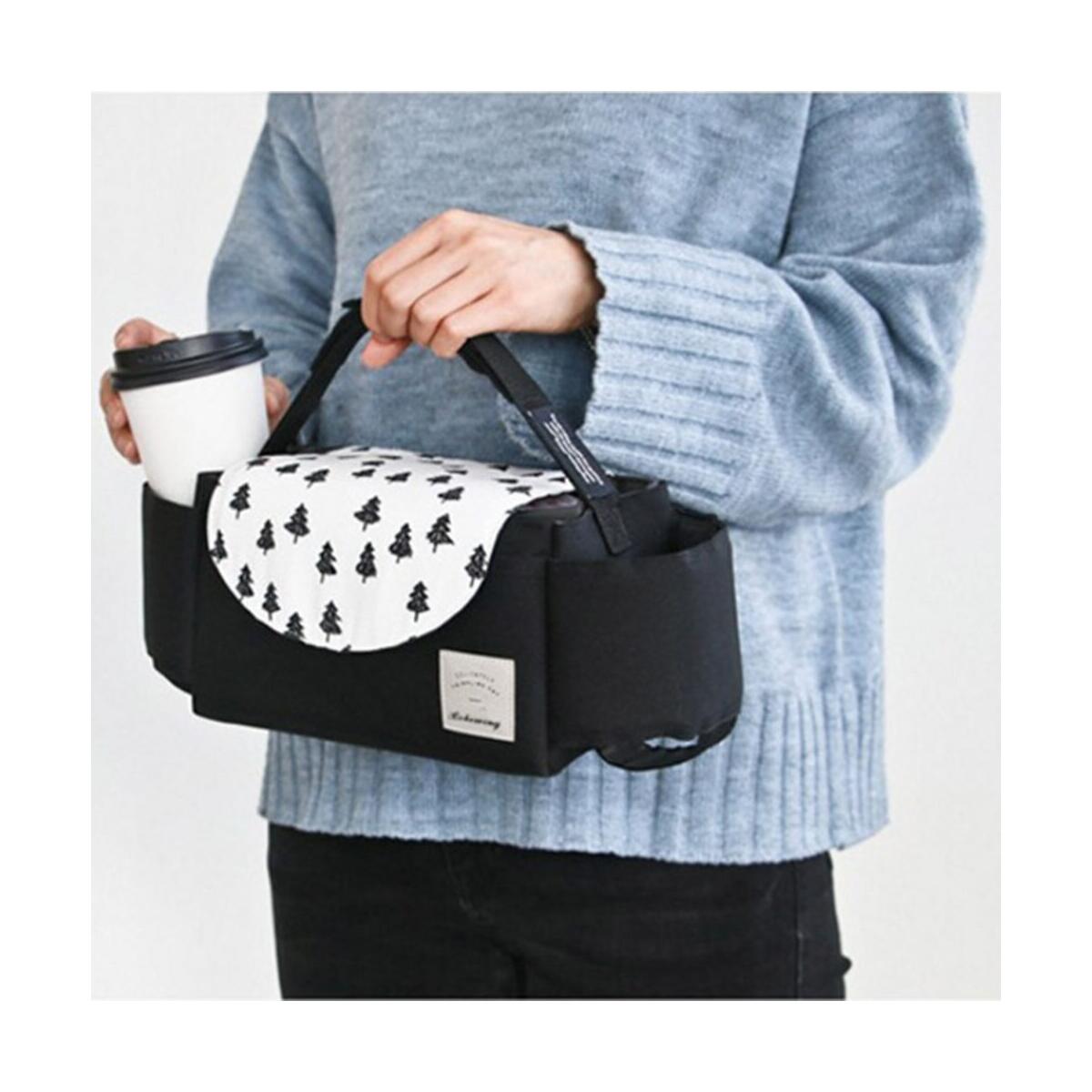 Baby Stroller Organizer Bottle Cup Holder Insulated Diaper Bags Maternity Nappy Bag Accessories for Portable Baby Carriage