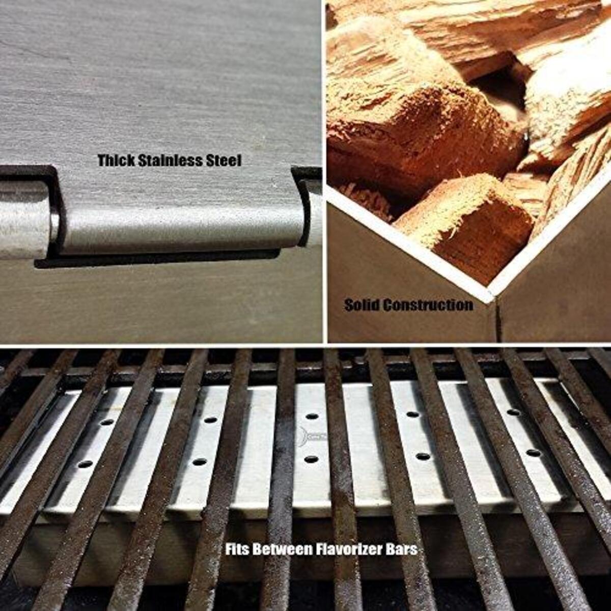 Bbq Spatula Smoker Box For Grill Wood Chips 25 Thicker Stainless Steel Won Deal - RebateKey