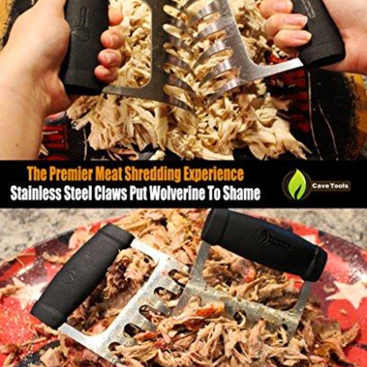 Meat Claws Stainless Steel Pulled Pork Shredders Smoker Box Maximum Wood Chi Promo Code - RebateKey