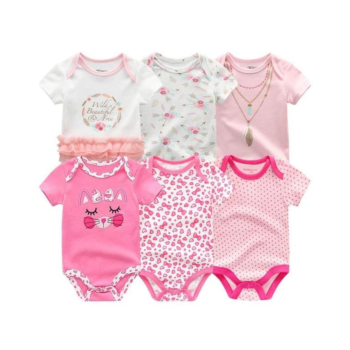 Newborn Soft Thermal Short Sleeve Bodysuits