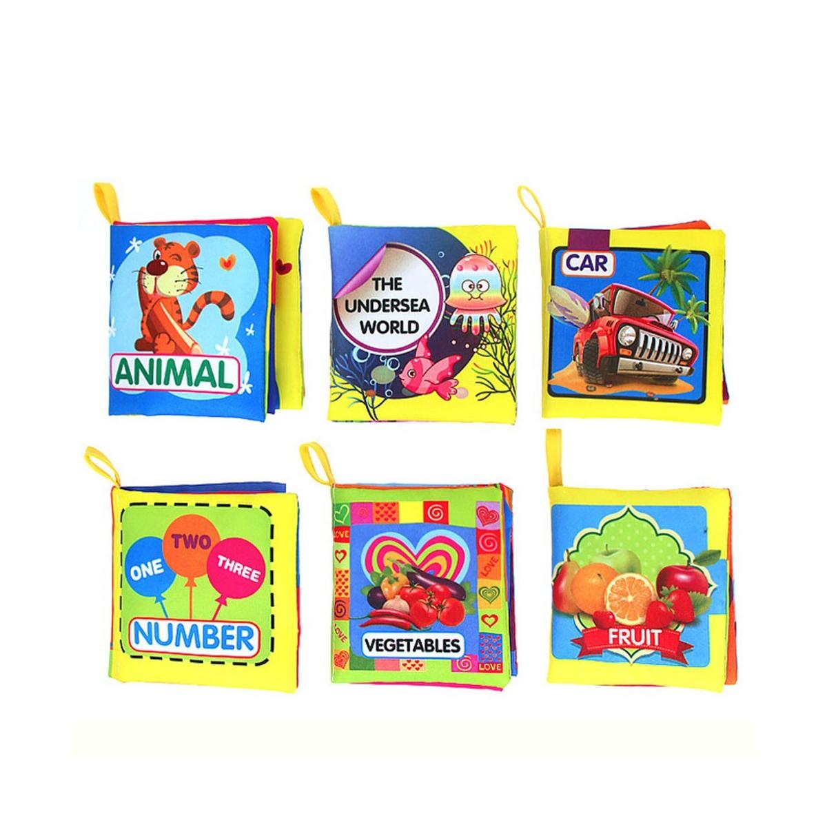 Baby Rattles Mobiles Toy Soft Animal Tails Cloth Book Newborn Stroller Hanging Toy Baby Early Learning Educational Toys