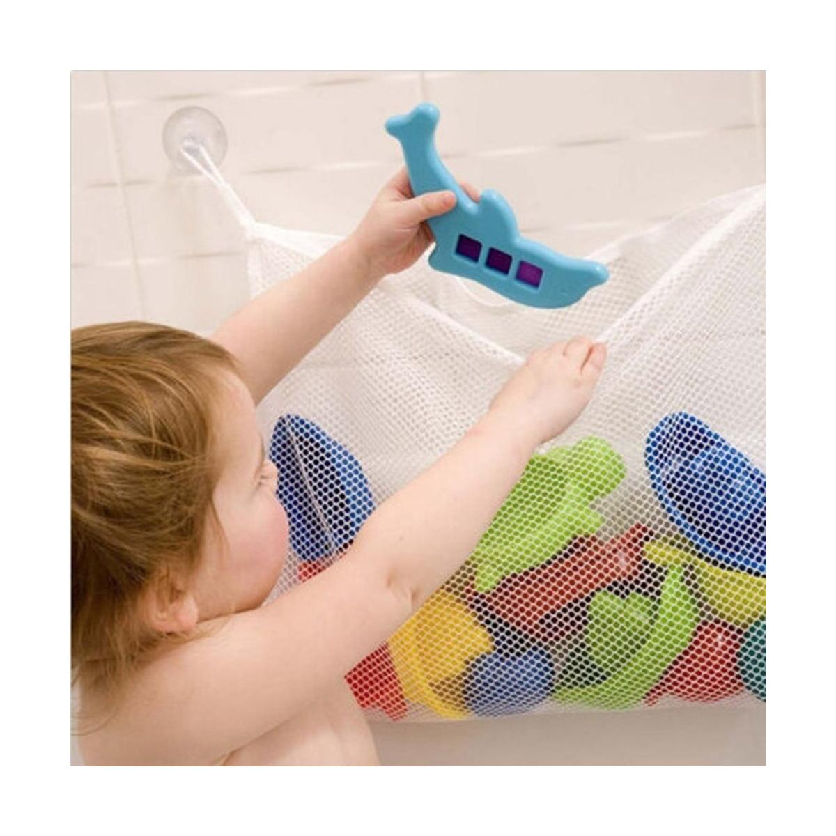 Baby bath time toys Tidy storage hanging bag mesh bag mesh bathroom Shower storage bag net