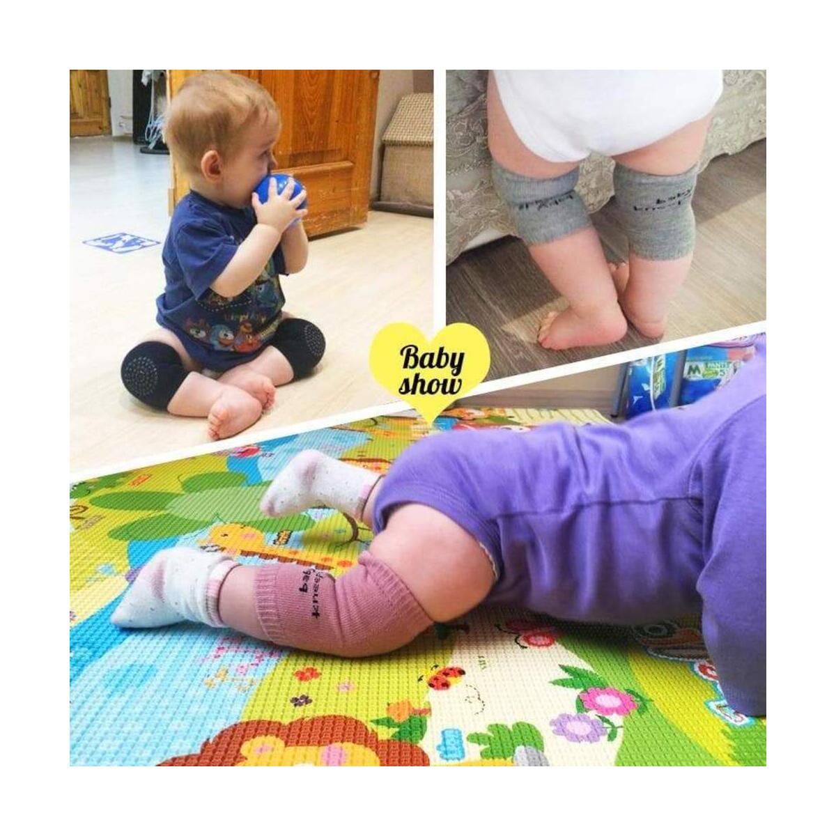 Baby Knee Protectors Adjustable Breathable Mesh for Crawling Anti-Slip Knee Protective Safety Cover