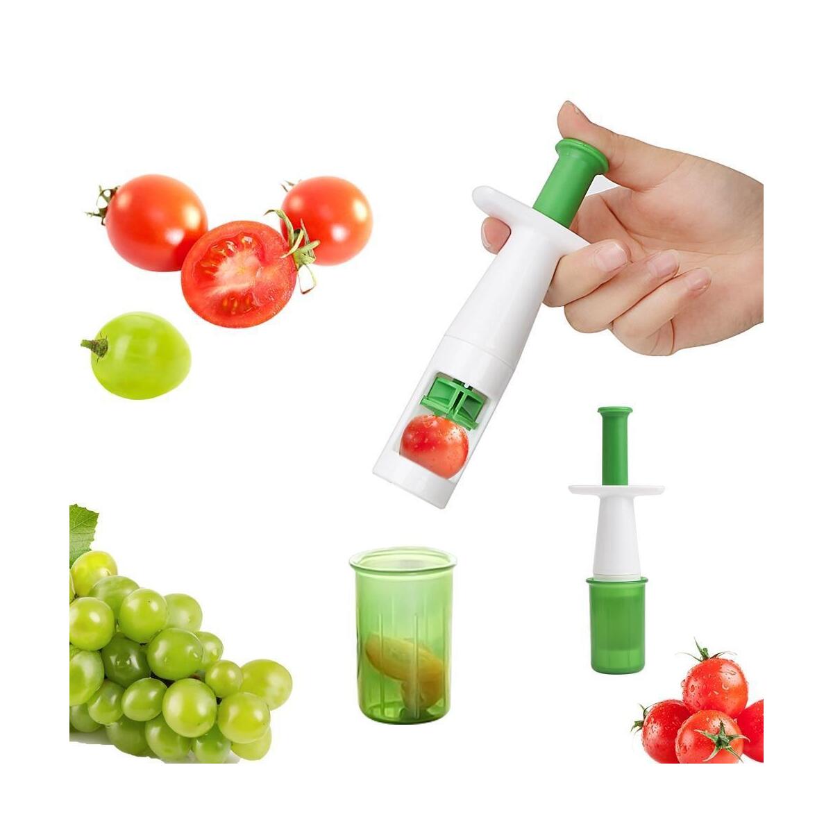 Fruit Vegetable Cutter Grape Slicer Auxiliary Baby Food Multifunctional Cherry Tomato Slicers