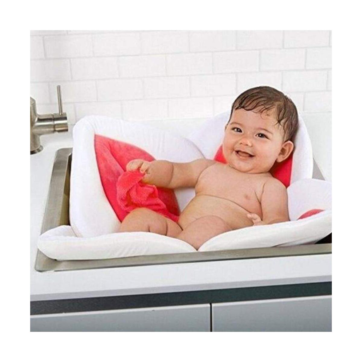 Infant Blooming Lotus Flowers Sink Baby Bath Mat Fashion