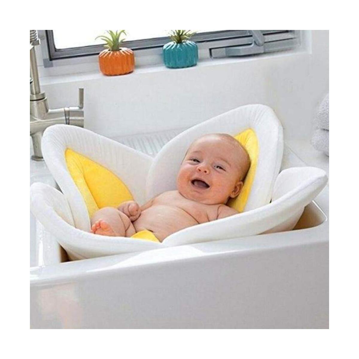 Blooming Baby Bath Flower Shape Soft Cushion Non-Slip Safety Support