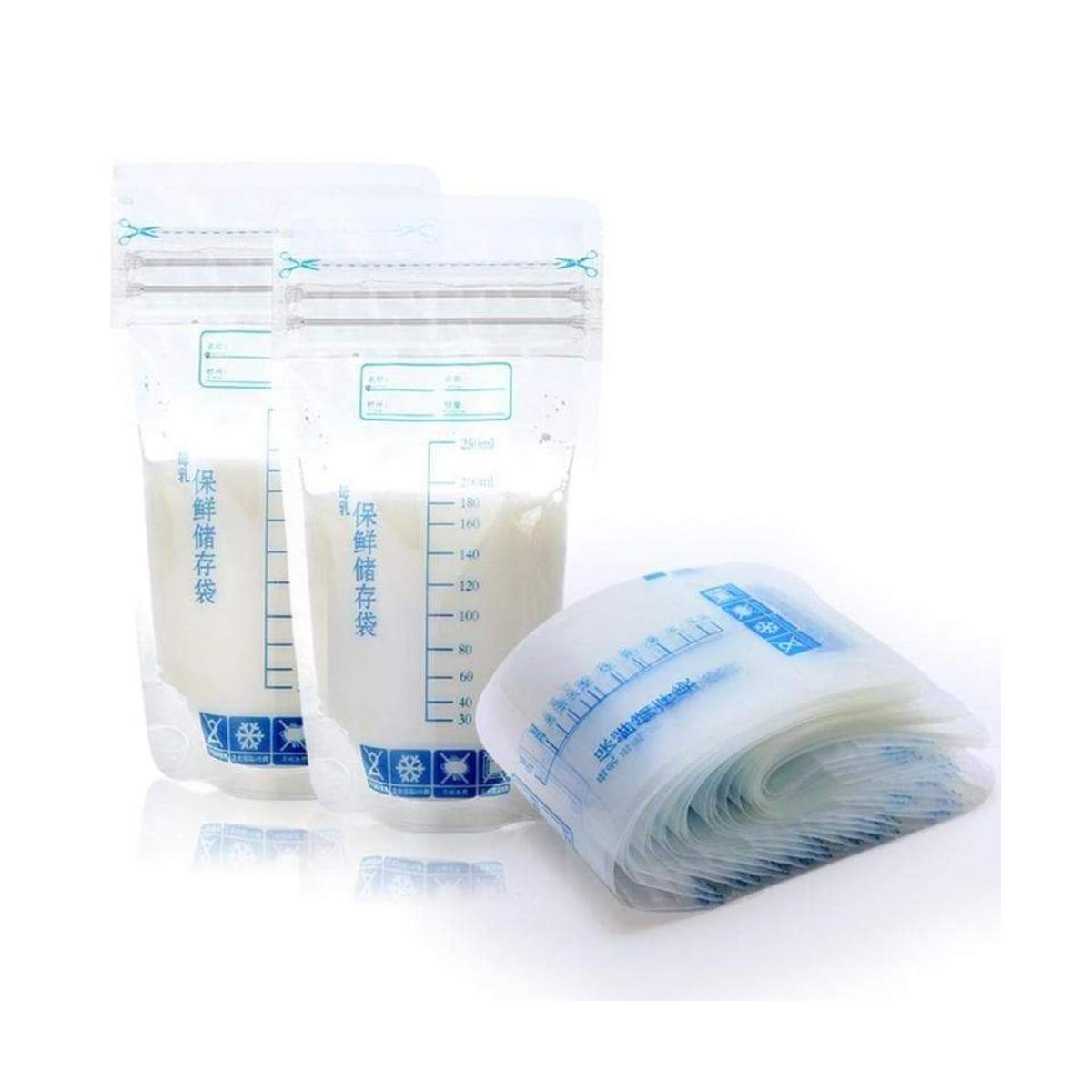 Breast milk storage bag, breast milk  Zip Closure freezer breast milk storage container bag pre-sterilized and without BPA Leak Proof Sterilized Storage Bag