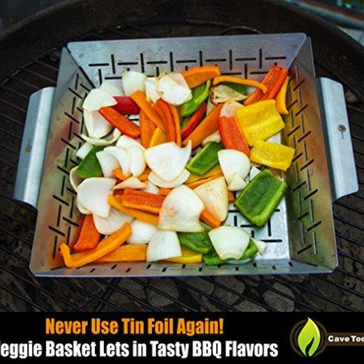 Salad Spinner Large Bowl Set Vegetable Grill Basket Dishwasher Safe Stainles Coupon - RebateKey