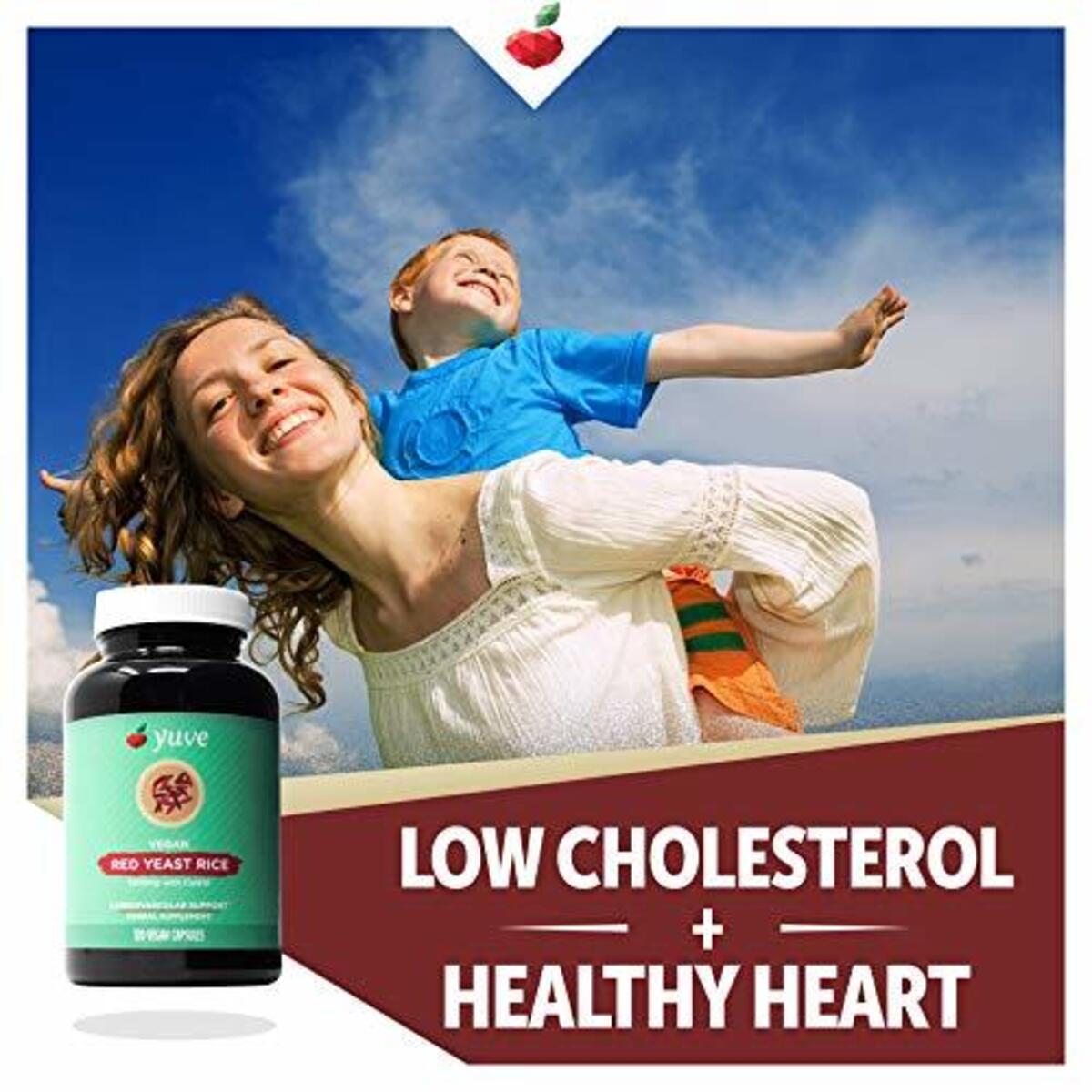 Yuve Red Yeast Rice 1200 Mg Coq10 Triglycerides Lowering Natural Supplement1 Deals - RebateKey