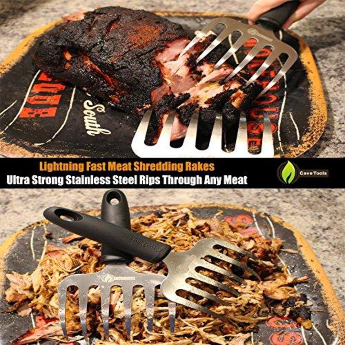 Cave Tools Pulled Pork Shredder Claws Stainless Steel Bbq Meat Rakes1 Promo Codes - RebateKey