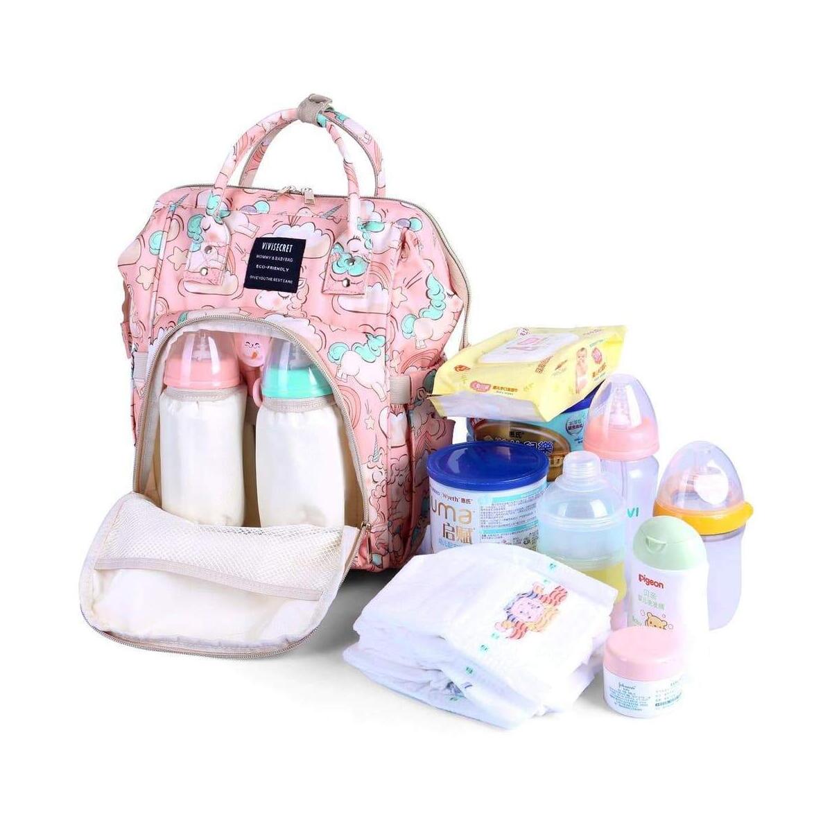 Trend Diaper Bag Organizer Insulated Waterproof Large Capacity Travel Nappy Backpack Tote Shoulder Nappy Bags for Mommy Backpack Durable and Stylish