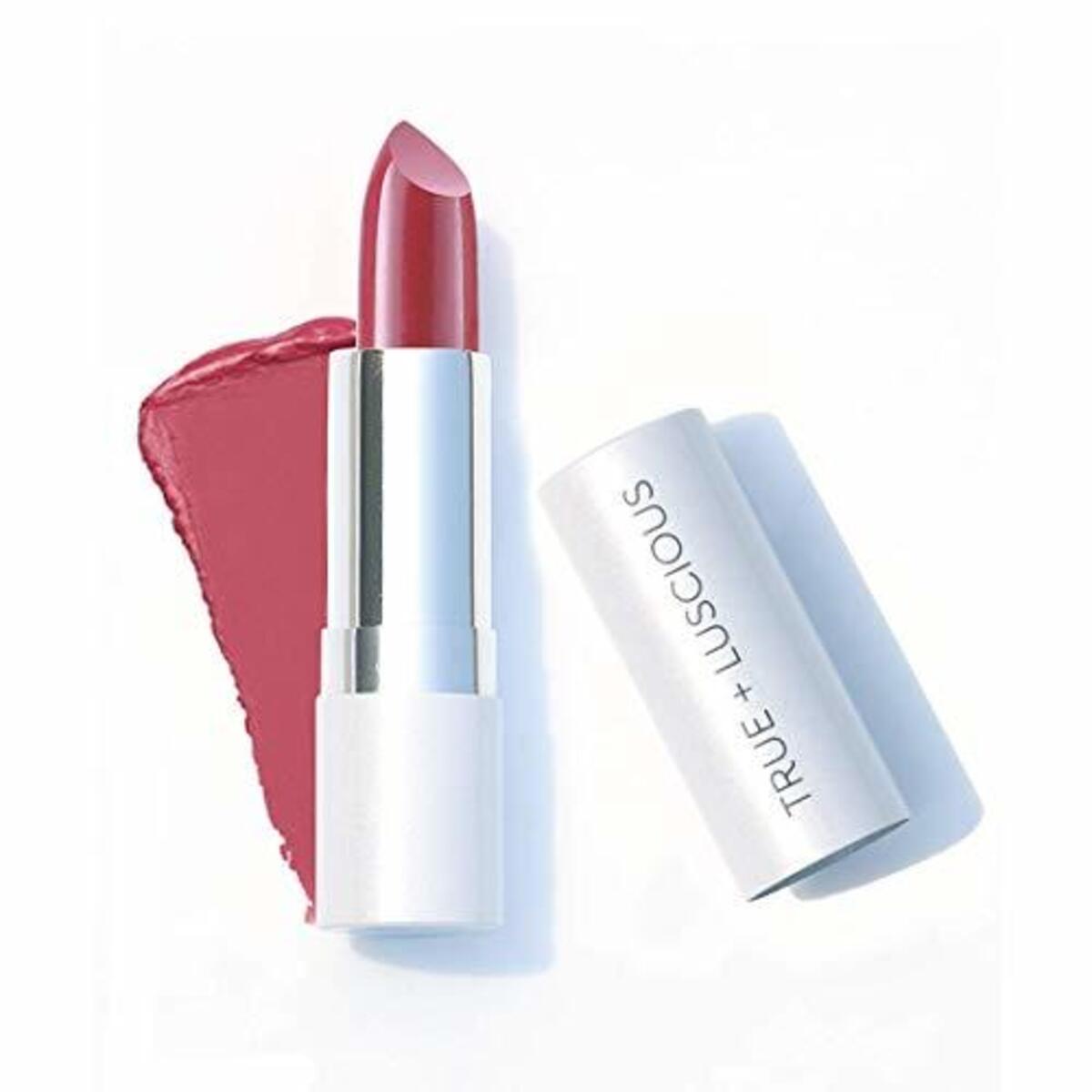 Super Moisture Lipstick by True + Luscious - Clean Formula, Smooth and Hydrating - Vegan and Cruelty Free Lipstick, Non Toxic and Lead Free Shade: Creamy Rose - 0.12 oz