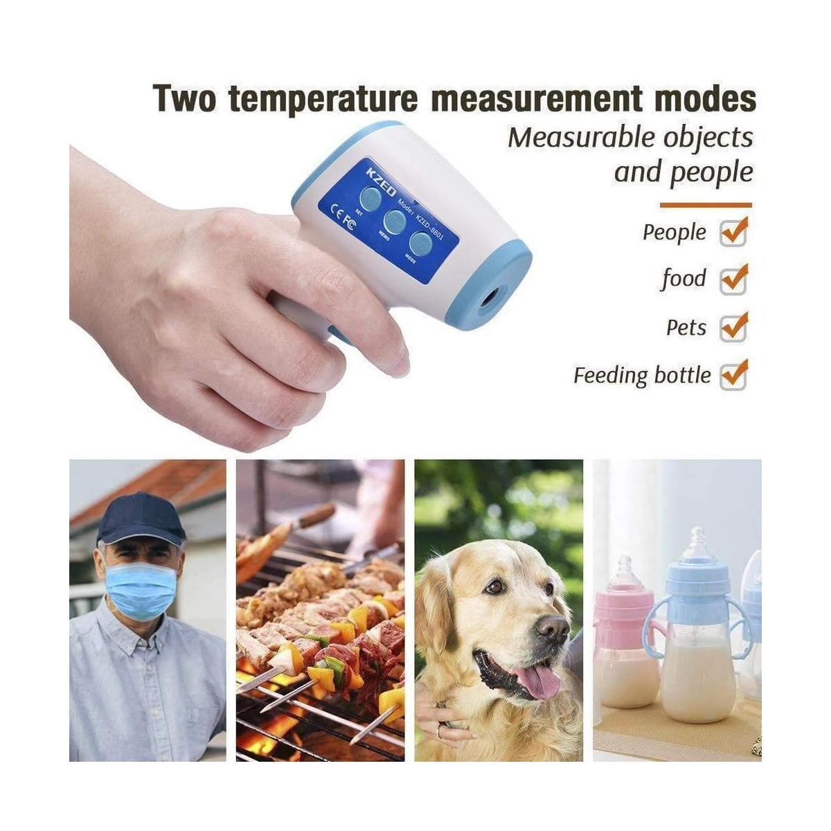 Non-contact IR Digital  Infrared Thermometer Forehead Temperature Measurement LCD Digital Display