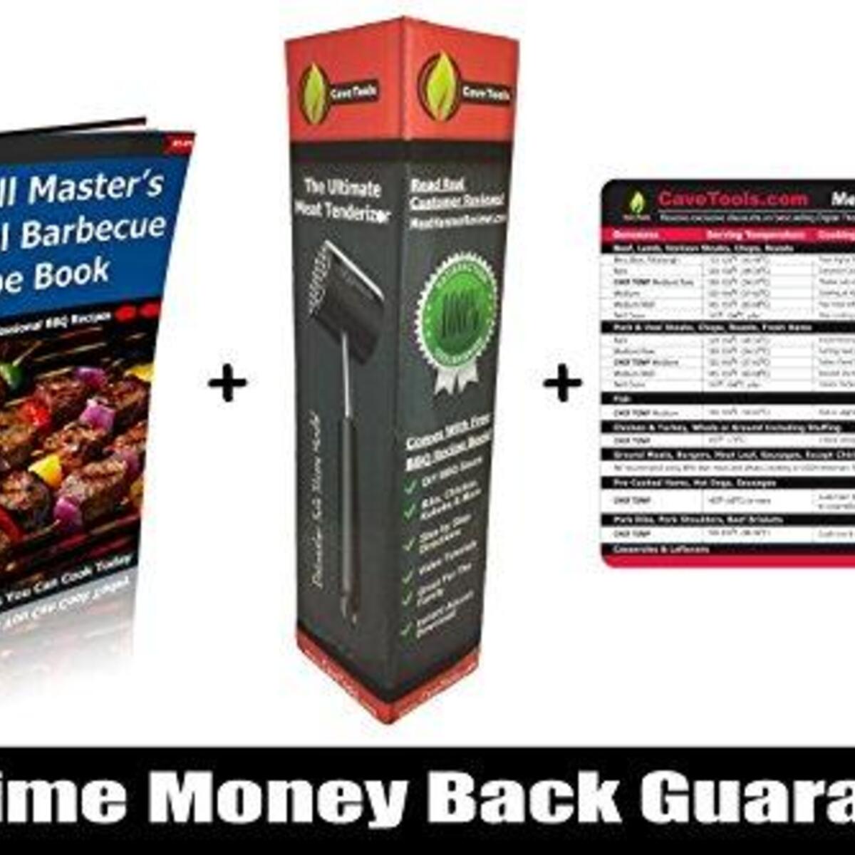 Temp Guide Meat Tenderizer Mallet Dishwasher Safe Stainless Steel Hammer Promo Code - RebateKey