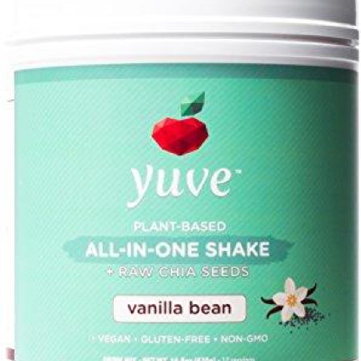 Yuve Vegan Protein Powder with Superfoods - Award Winning Taste - Complete Nutritional Shake - Natural Greens, Plant Based, Non-GMO, Gluten, Dairy, Soy and Lactose Free (Vanilla Tub) 14.8oz/420g