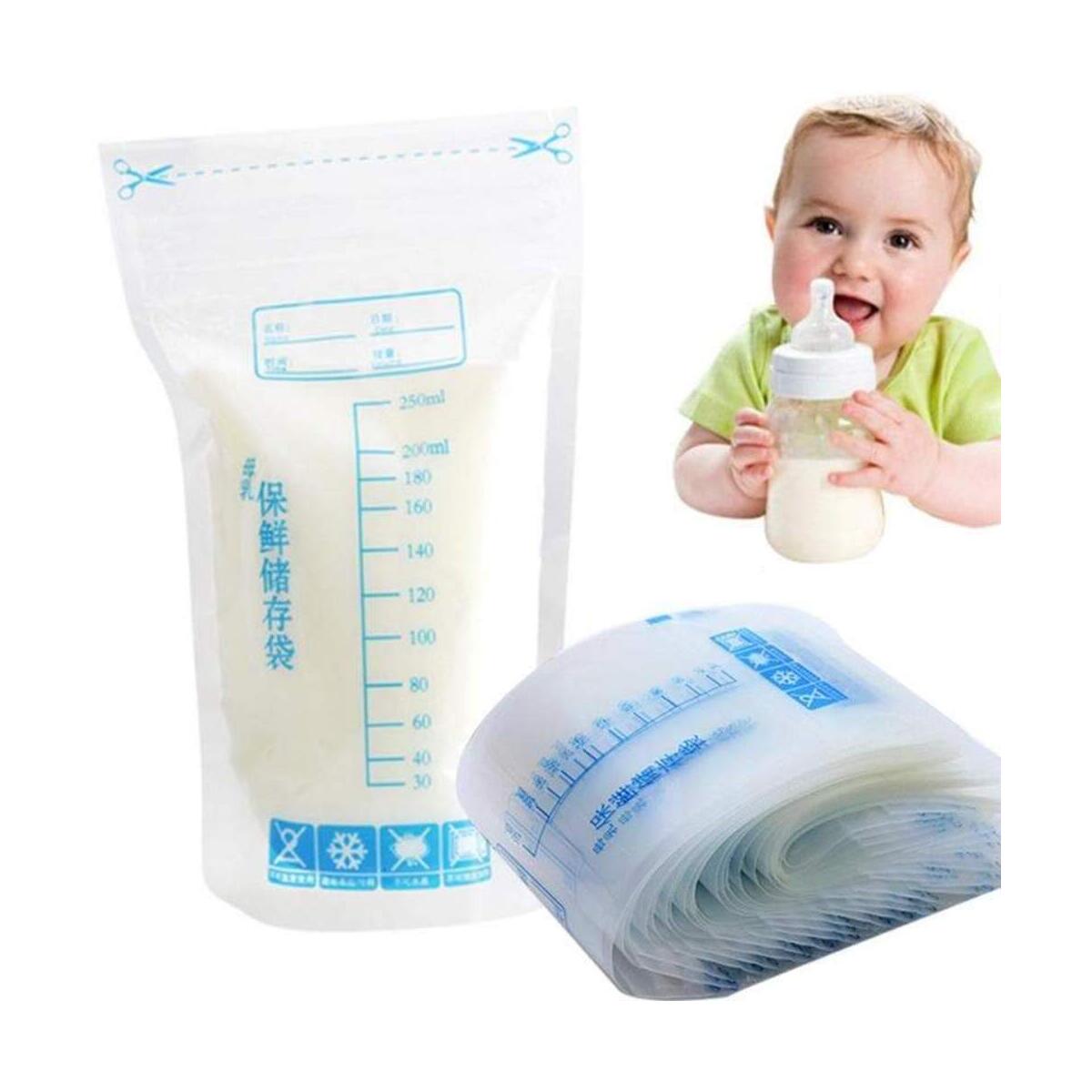 Breastmilk Storage Bags Breastfeeding Freezer Leak Proof Storage Container Bags For Breast Milk Comes Pre Sterilized & Bpa Free With Accurate Measurements