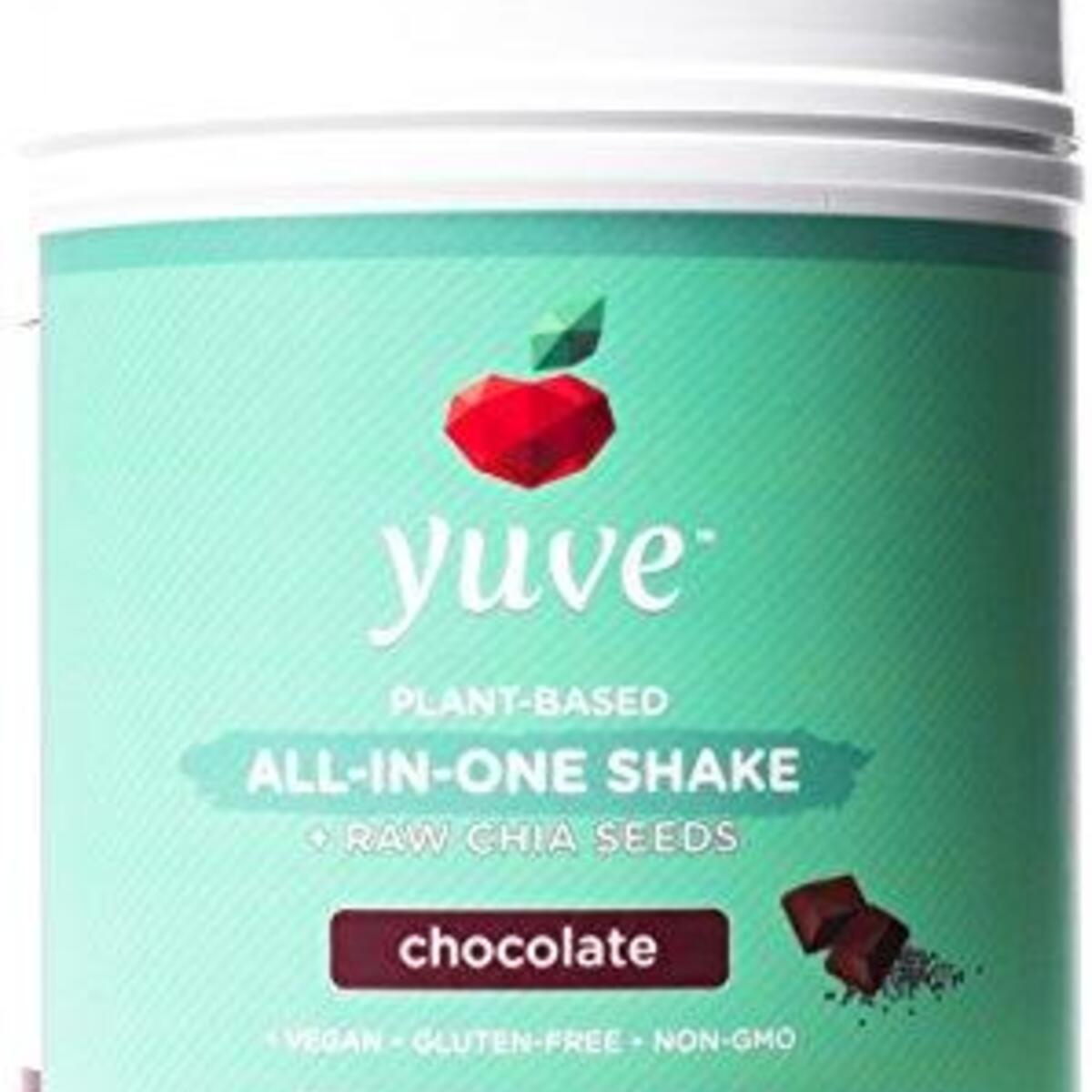 Yuve Vegan Protein Powder with Superfoods - Award Winning Taste - Complete Nutritional Shake - Natural Greens, Plant-Based, Non-GMO, Gluten, Dairy, Soy and Lactose Free (Chocolate) 15.03 oz