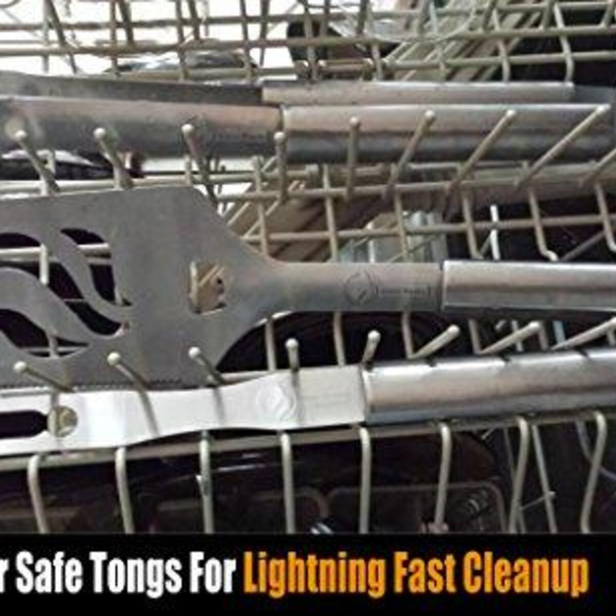 Grill Tongs 20 Thicker Stainless Steel Wont Bend Dishwasher Safe 17 Long Promo Code - RebateKey