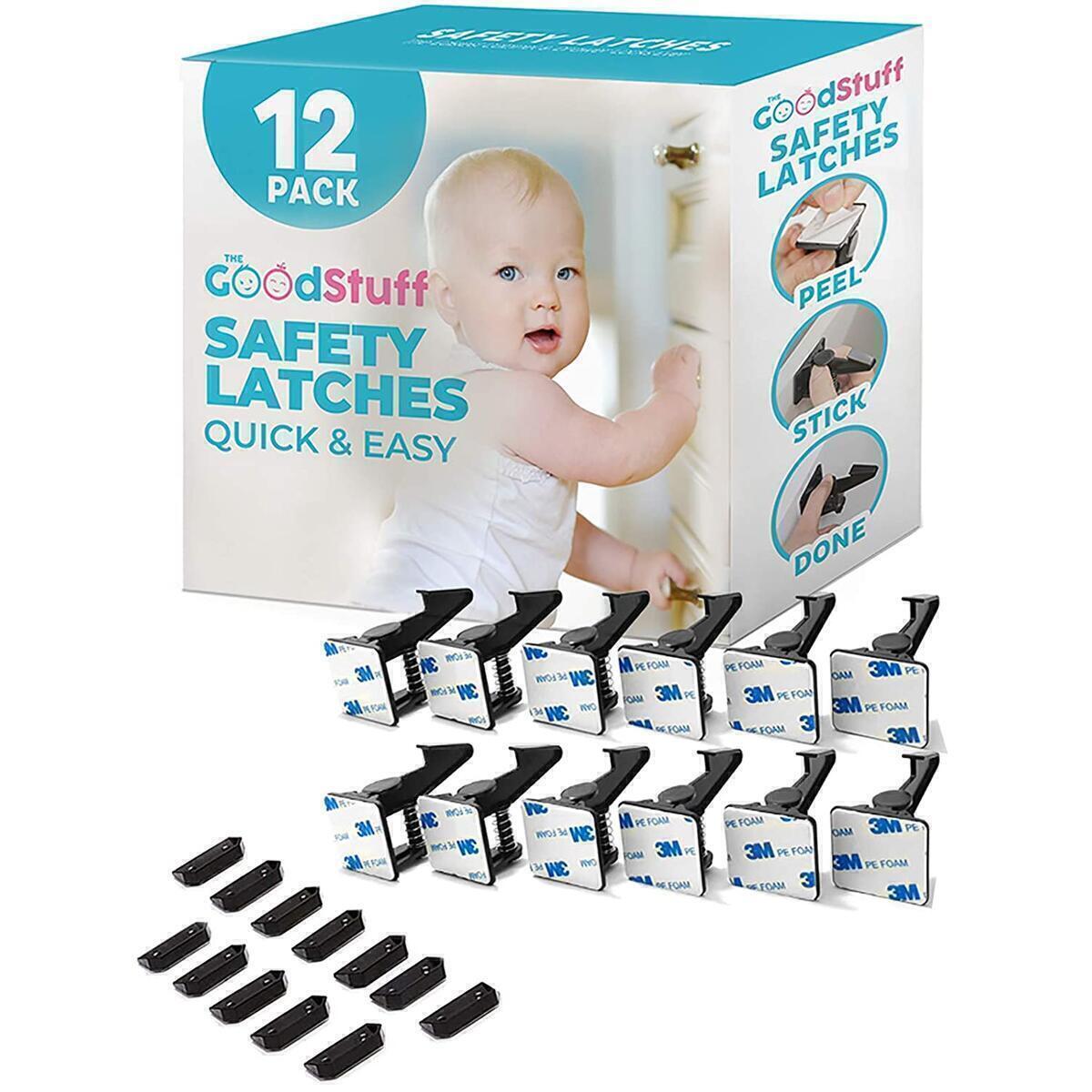 Cabinet Locks for Child Safety - 12 Pack