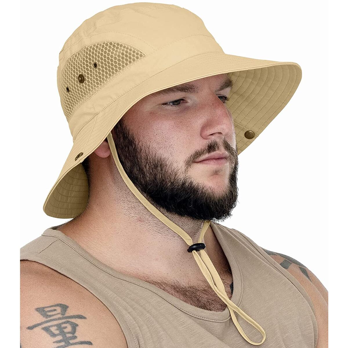 GearTOP Sun Bucket Hat - Floater Series (Khaki, Beige, Army Green Colors Available)
