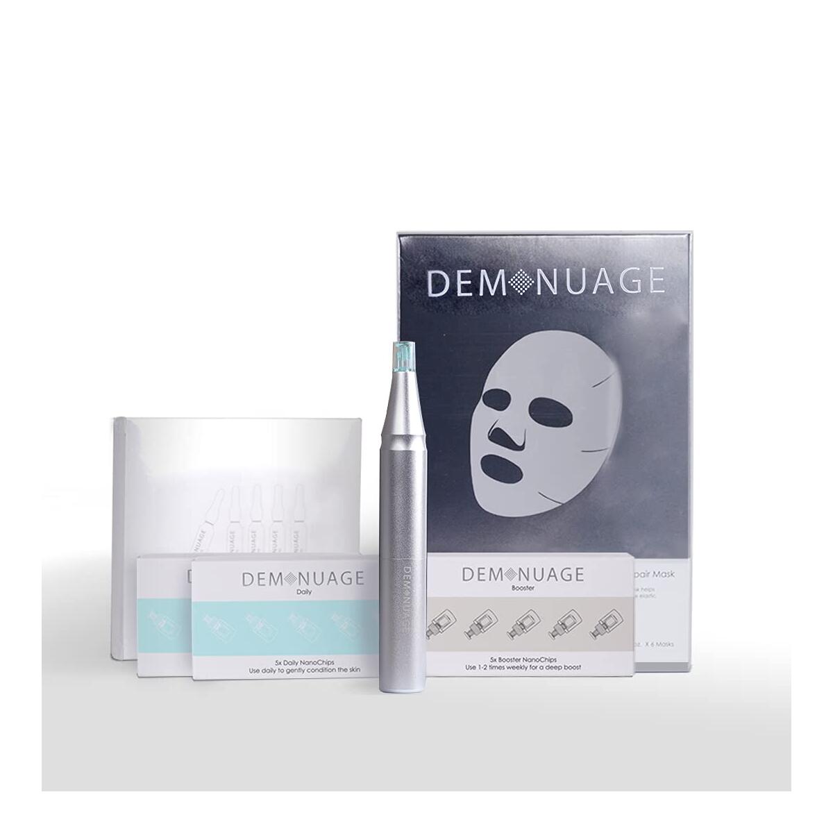 Deminuage NanoPen Prime Kit with Brightening Serum and Soothing and Rejuvenating Repair Mask