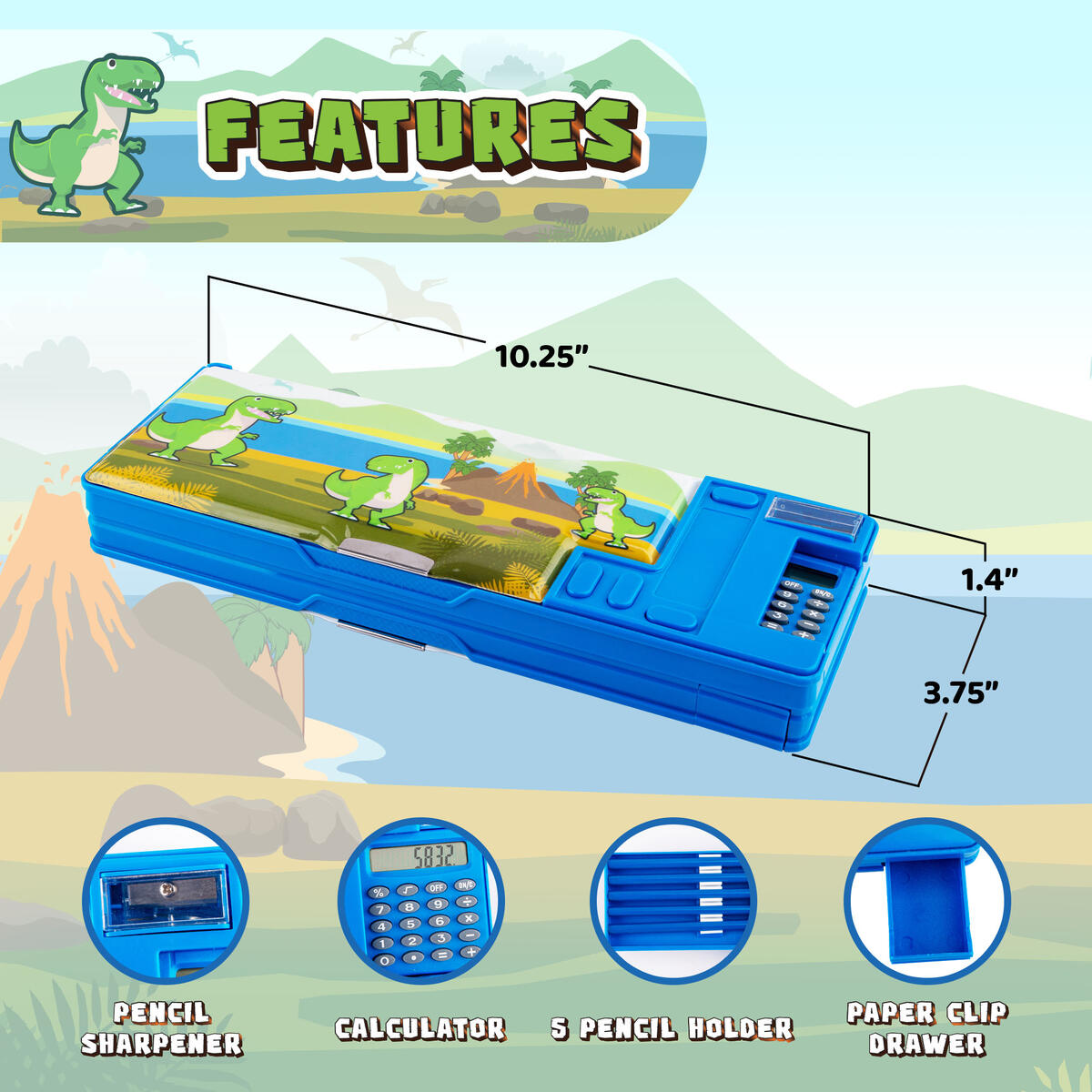 Pop Up Dinosaur Pencil Case Cashback Rebate - RebateKey